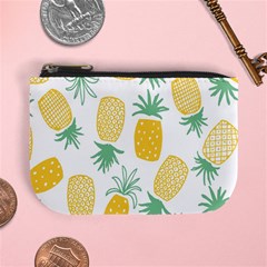 Pineapple Fruite Seamless Pattern Mini Coin Purses by Mariart