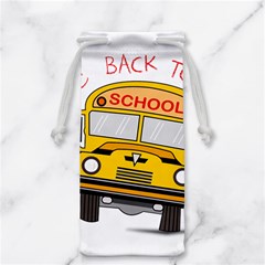 Back To School - School Bus Jewelry Bag by Valentinaart