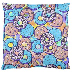 Donuts Pattern Large Cushion Case (one Side) by ValentinaDesign