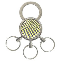 Wafer Size Figure 3-ring Key Chains by Mariart