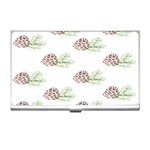 Pinecone Pattern Business Card Holders Front