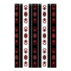 Folklore Pattern Shower Curtain 48  X 72  (small)  by ValentinaDesign