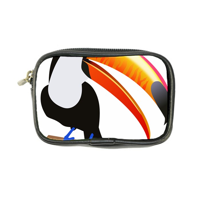 Cute Toucan Bird Cartoon Fly Coin Purse