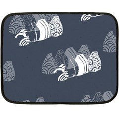 Japan Food Sashimi Fleece Blanket (mini) by Mariart