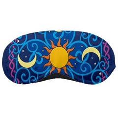 Sun Moon Star Space Vector Clipart Sleeping Masks by Mariart