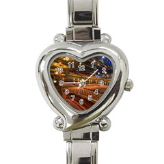 Florida State University Heart Italian Charm Watch by BangZart