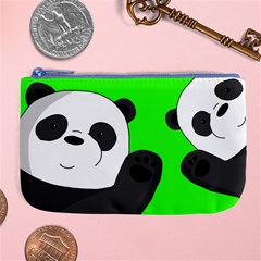 Cute Pandas Large Coin Purse by Valentinaart