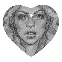 Dreaded Princess  Heart Ornament (two Sides) by shawnstestimony