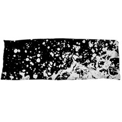 Black And White Splash Texture Body Pillow Case (dakimakura) by dflcprints