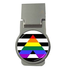 Straight Ally Flag Money Clips (round)  by Valentinaart