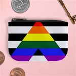 Straight Ally flag Mini Coin Purses Front