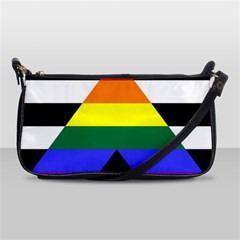 Straight Ally Flag Shoulder Clutch Bags by Valentinaart