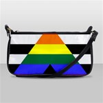 Straight Ally flag Shoulder Clutch Bags Front