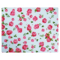 Lovely Roses  Double Sided Flano Blanket (medium)  by GabriellaDavid