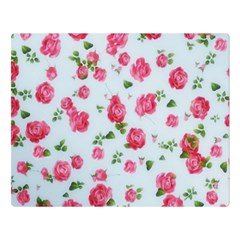 Lovely Roses  Double Sided Flano Blanket (large)  by GabriellaDavid