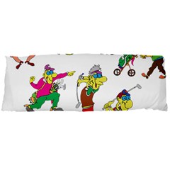 Golfers Athletes Body Pillow Case Dakimakura (two Sides) by Nexatart