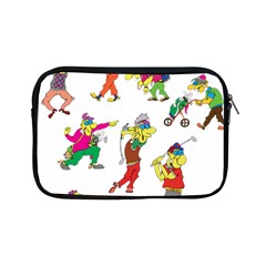 Golfers Athletes Apple Ipad Mini Zipper Cases by Nexatart