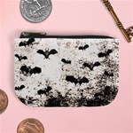 Vintage Halloween Bat pattern Mini Coin Purses Front