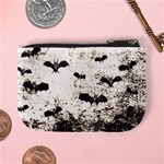 Vintage Halloween Bat pattern Mini Coin Purses Back