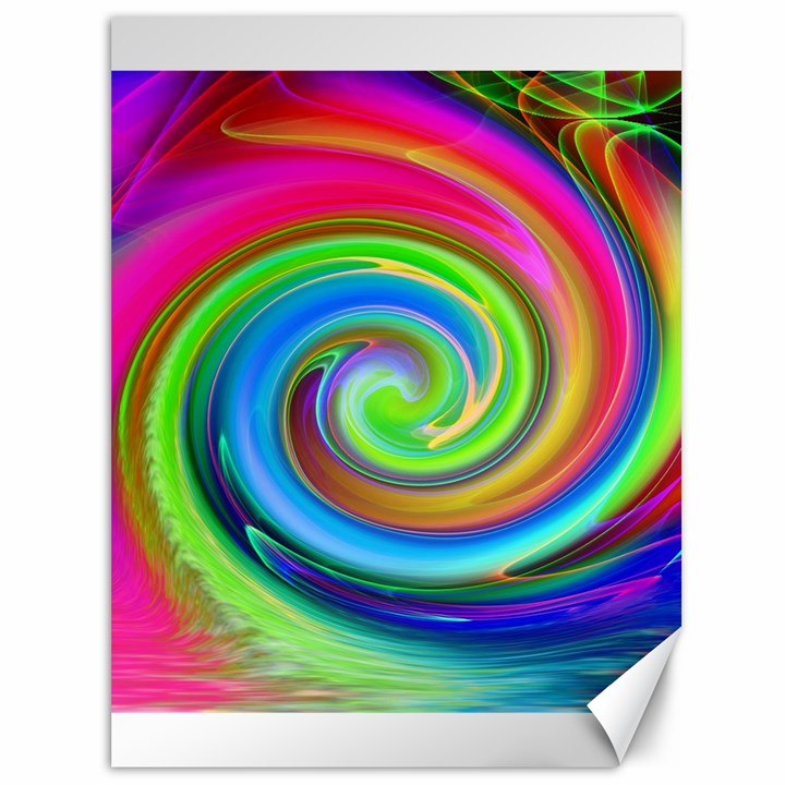 Rainbow Twist Canvas 36  x 48  