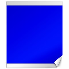 Blue! Blue! Blue! Canvas 8  X 10  by norastpatrick