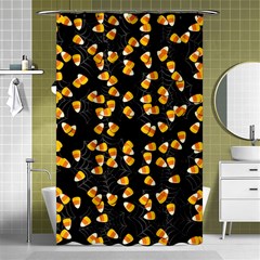 Candy Corn Shower Curtain 48  X 72  (small)  by Valentinaart