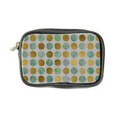 Green And Golden Dots Pattern                       Coin Purse by LalyLauraFLM