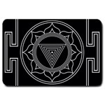 Kali Yantra Inverted Large Doormat  30 x20  Door Mat