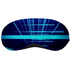 Grid Structure Blue Line Sleeping Masks by Mariart