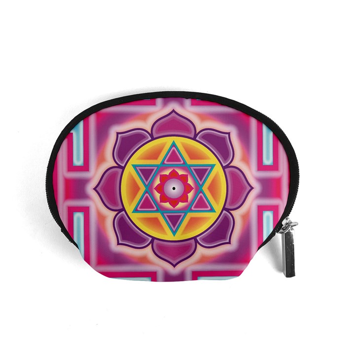 Kali Yantra Inverted Rainbow Accessory Pouches (Small) 