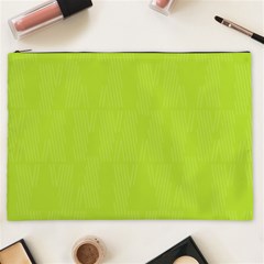 Line Green Cosmetic Bag (xxl)  by Mariart