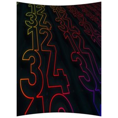 Neon Number Back Support Cushion by Mariart