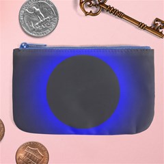 Pure Energy Black Blue Hole Space Galaxy Large Coin Purse by Mariart