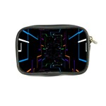 Seamless 3d Animation Digital Futuristic Tunnel Path Color Changing Geometric Electrical Line Zoomin Coin Purse Back