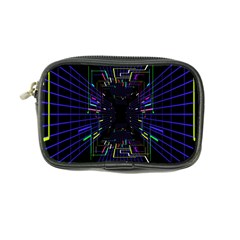 Seamless 3d Animation Digital Futuristic Tunnel Path Color Changing Geometric Electrical Line Zoomin Coin Purse by Mariart