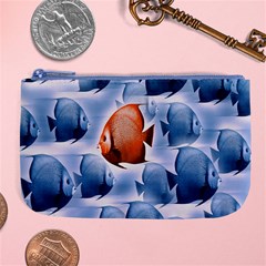 Swim Fish Large Coin Purse by Mariart