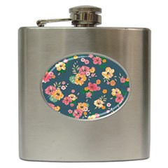 Aloha Hawaii Flower Floral Sexy Hip Flask (6 Oz) by Mariart