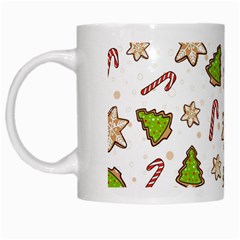 Ginger Cookies Christmas Pattern White Mugs by Valentinaart