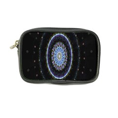 Colorful Hypnotic Circular Rings Space Coin Purse by Mariart