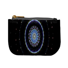 Colorful Hypnotic Circular Rings Space Mini Coin Purses by Mariart