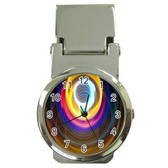 Colorful Glow Hole Space Rainbow Money Clip Watches by Mariart