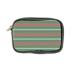 Horizontal Line Red Green Coin Purse by Mariart