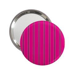 Pink Line Vertical Purple Yellow Fushia 2 25  Handbag Mirrors by Mariart