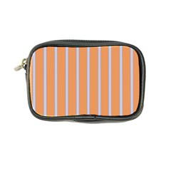 Rayures Bleu Orange Coin Purse by Mariart