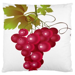 Red Fruit Grape Large Cushion Case (one Side) by Mariart