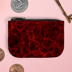 Simulation Red Water Waves Light Mini Coin Purses by Mariart