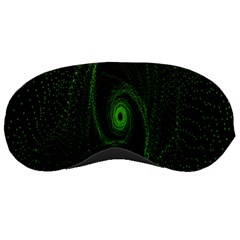 Space Green Hypnotizing Tunnel Animation Hole Polka Green Sleeping Masks by Mariart