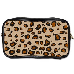 Leopard Print Toiletries Bags 2-side by DreamCanvas