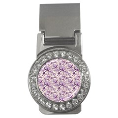 Vegetable Cabbage Purple Flower Money Clips (cz)  by Mariart