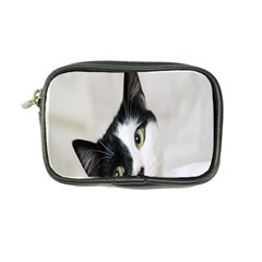 Cat Face Cute Black White Animals Coin Purse by Mariart